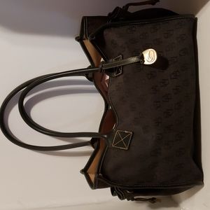 Dooney and Bourke black/gray signature bag